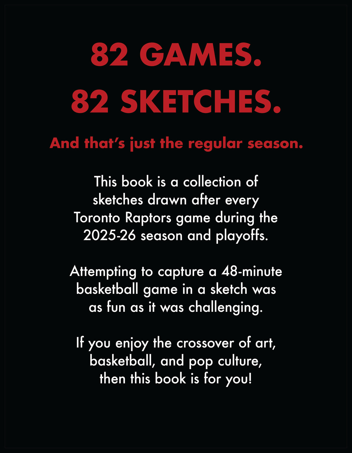 Raptors Sketchbook: A sketch after every game of the Toronto Raptors 2025-26 season